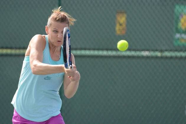 Tennis, WTA Tournament in Indian Wells, Training