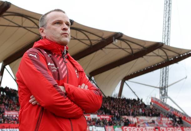 Football, 3. Liga, Hallescher FC, Rico Schmitt replaces Stefan Böger already this season
