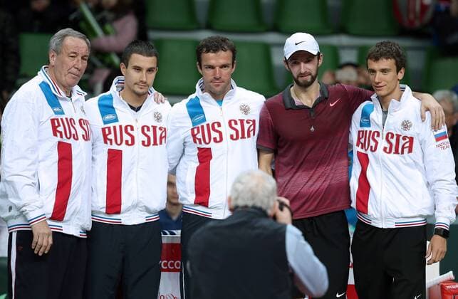 Tennis, Davis Cup, Russia - Sweden