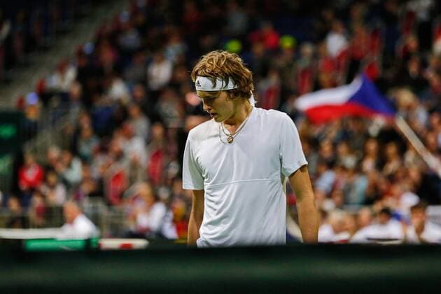 Tennis, Davis Cup, Germany - Czech Republic, Zverev - Rosol