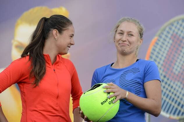 Tennis, Press Event and Qualifier, WTA Tournament in Indian Wells