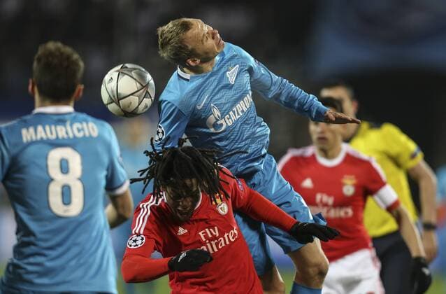 Football, Champions League, Zenit St. Petersburg - Benfica Lisbon