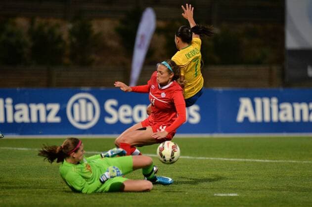 Football, Women, Canada wins Algarve Cup against Brazil