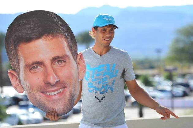 Tennis, ATP Tournament in Indian Wells, Rafael Nadal Press Event