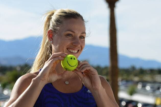 Tennis, WTA Tournament in Indian Wells, Angelique Kerber Press Event