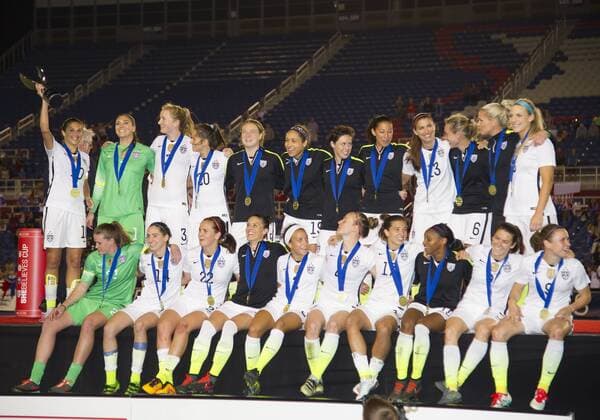 Football, Women, USA wins SheBelieves Cup