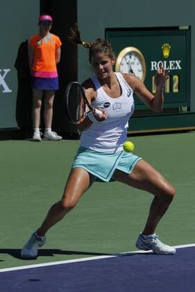Tennis, WTA Tournament in Indian Wells, Julia Görges Training