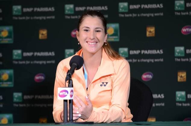 Tennis, WTA Tournament in Indian Wells, Belinda Bencic Press Conference