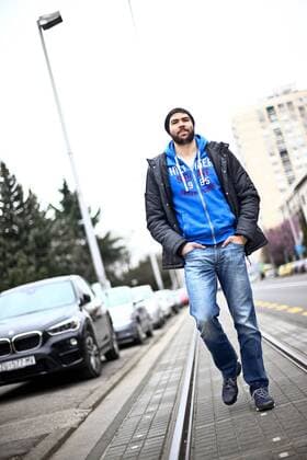 Handball, Luka Sebetic photo shoot