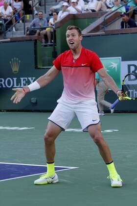 Tennis, ATP tournament in Indian Wells, Dominic Thiem defeats Jack Sock
