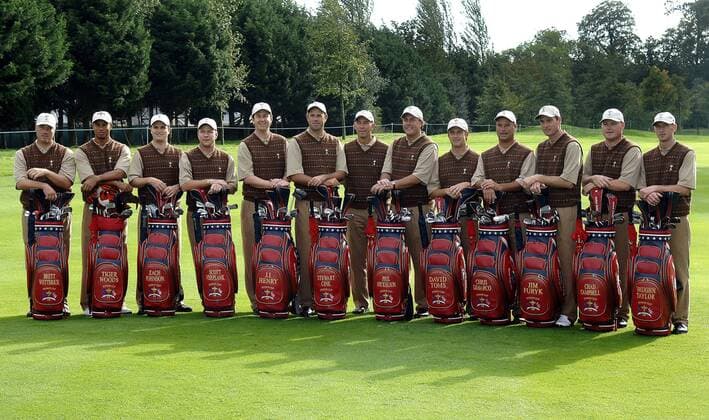 Golf, Ryder Cup, training and introduction of the teams