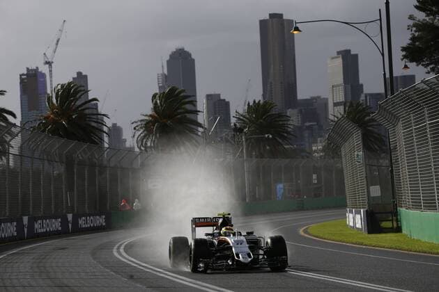 Formula 1, Melbourne GP, Free practice in the rain