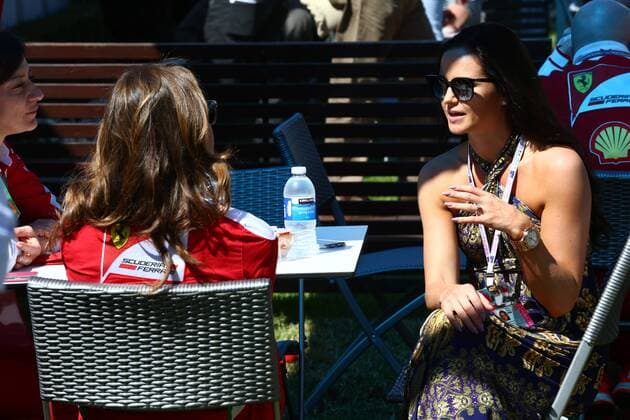 Formula 1, Australian GP, Raikkonen's girlfriend Minttu Virtanen