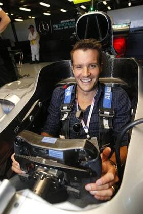 Formula 1, Australian GP, Jan Frodeno attends the race