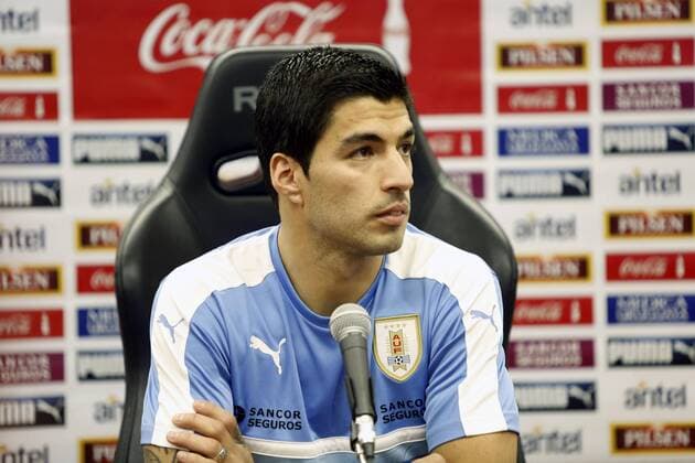 Football, Luis Suarez - PK Uruguay national team