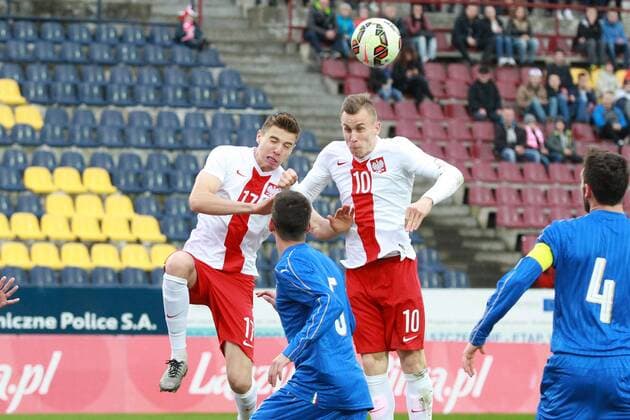 Football, U 20 international, Poland - Italy