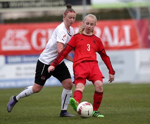 Football, Women, U17 European Championship Qualifier, Austria - Germany