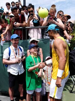 Tennis, ATP Tournament in Miami, Training and PK Rafael Nadal