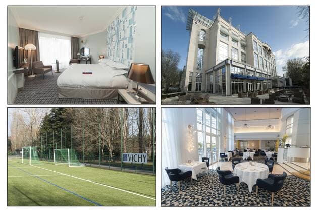 Football, EURO 2016, Czech national team quarters in Vichy