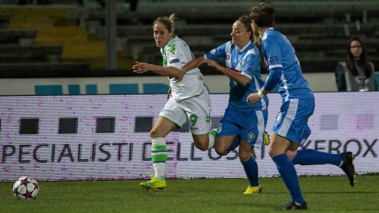 Football, Women, Champions League, ACF Brescia - VfL Wolfsburg