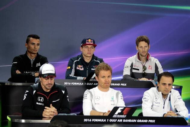 Formula 1, Bahrain GP, Drivers' Press Conference