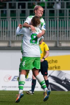 Football, Women, VfL Wolfsburg is in the DFB Cup final