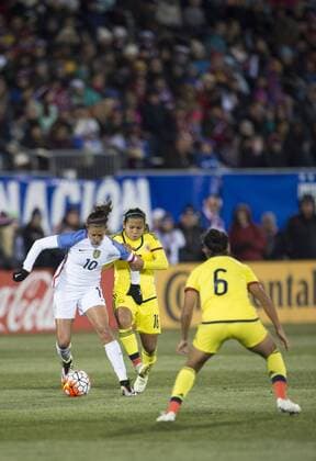 Football, Women, USA - Colombia