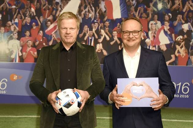 Football, EURO 2016, ZDF presents EM commentators team