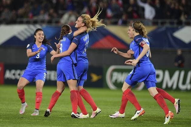 Football, Women's European Championship Qualification, France - Ukraine