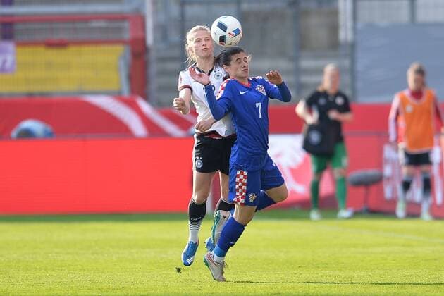 Football, Women, European Championship Qualification, Germany - Croatia