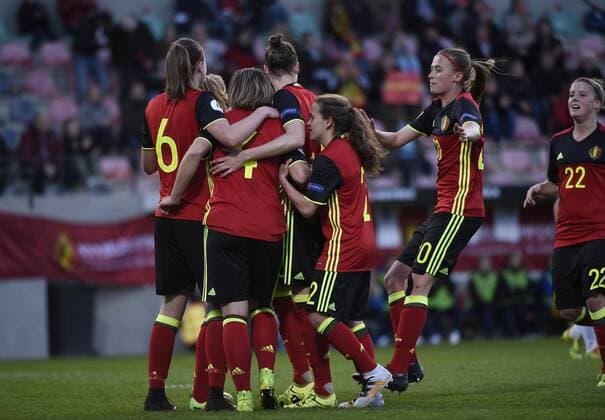 Football, Women, European Championship Quali, Belgium - Estonia