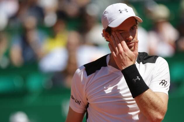 Tennis, ATP Tournament in Monte Carlo, Andy Murray defeats Benoit Paire