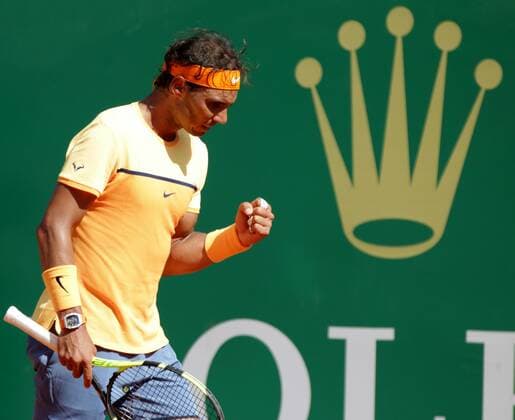 Tennis, ATP Tournament in Monte Carlo, Rafael Nadal defeats Dominic Thiem