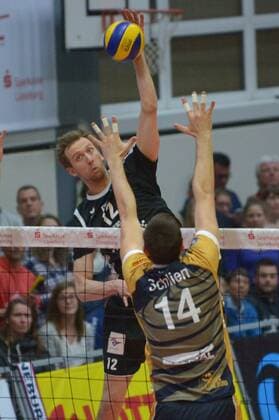 Volleyball, semi-final, SVG Lüneburg - Berlin Recycling Volleys