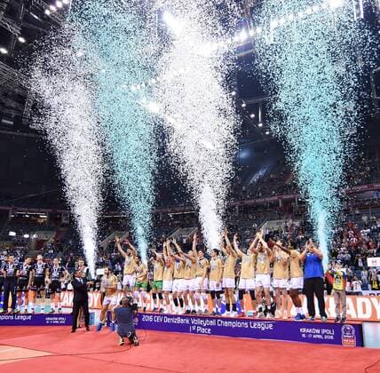 Volleyball, Champions League, Zenit Kazan win Final 4 in Krakow
