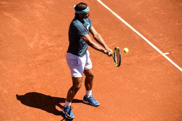 tennis, ATP Tournament in Barcelona, Training Rafael Nadal