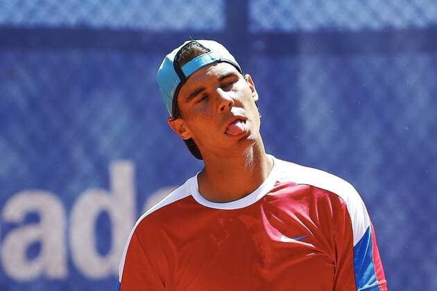 Tennis, ATP Tournament in Barcelona - Training Nadal