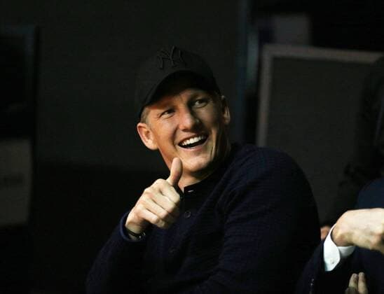 Tennis, WTA Tournament in Stuttgart - Bastian Schweinsteiger in the stands