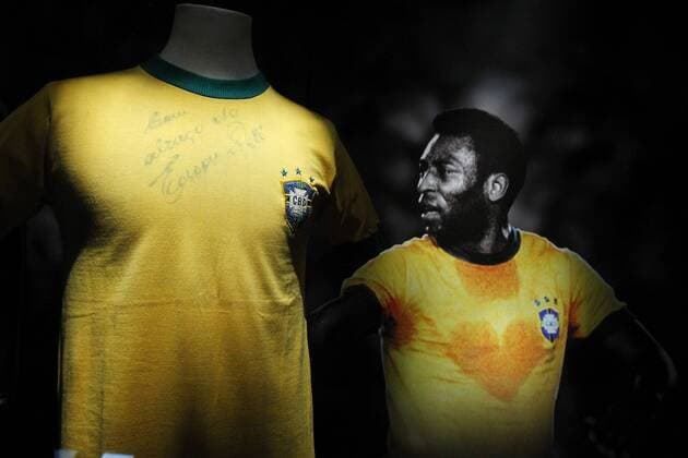 Football, Pele Exhibition in Santiago de Chile