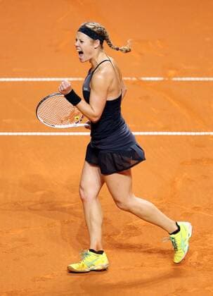 Tennis, WTA Tournament in Stuttgart, Laura Siegemund defeats Simona Halep