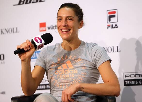 Tennis, WTA Tournament in Stuttgart, Andrea Petkovic Interview