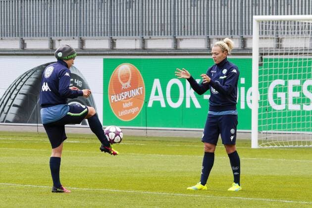 Football, Women, Champions League, VfL Wolfsburg Training