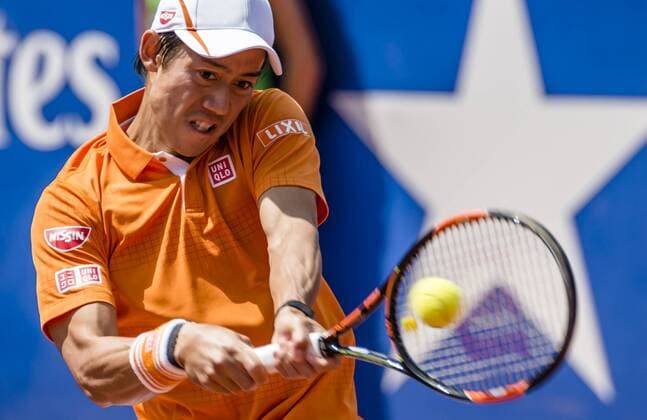 Tennis, Barcelona Open, Nishikori - Paire