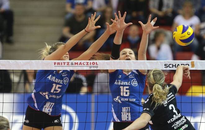 Volleyball, Women, BL PlayOffs, Allianz MTV Stuttgart - Dresdner SC