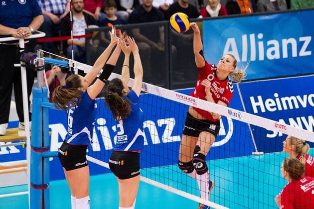 Volleyball, Women's PlayOffs, MTV Stuttgart - Dresdner SC