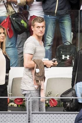 Tennis, Toni Kroos visits Mutua Madrid Open