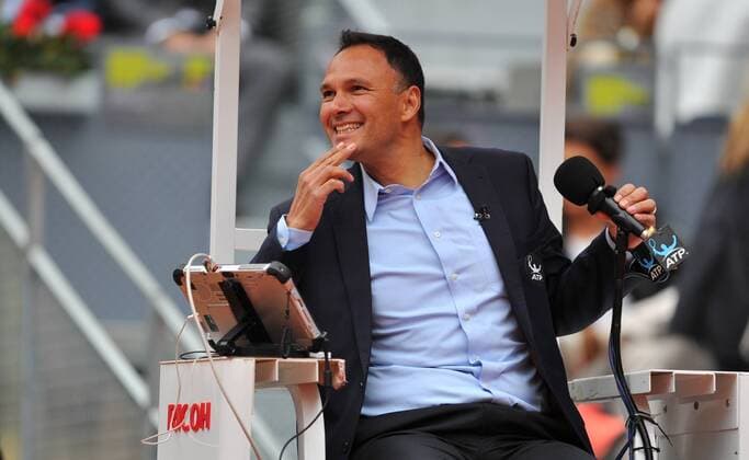 Tennis umpire Mohamed Lahyani