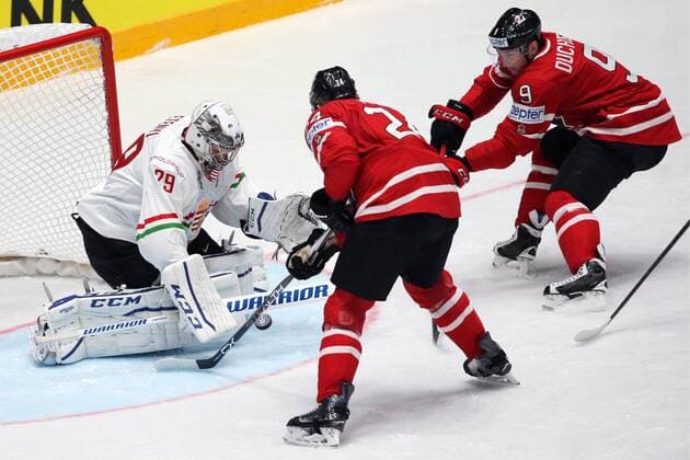 Ice hockey, World Cup, Hungary - Canada