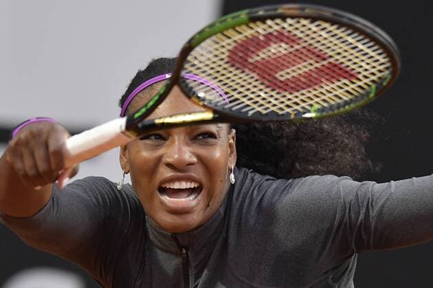 Tennis, WTA Tournament in Rome, Serena Williams defeats Anna Lena Friedsam