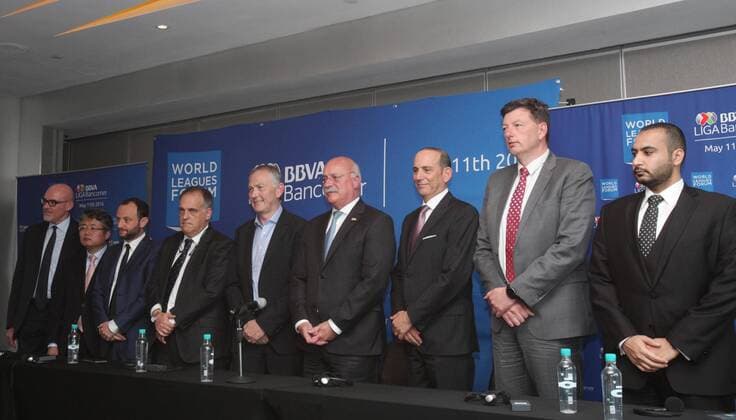 Football, World Leagues Forum meeting in Mexico
